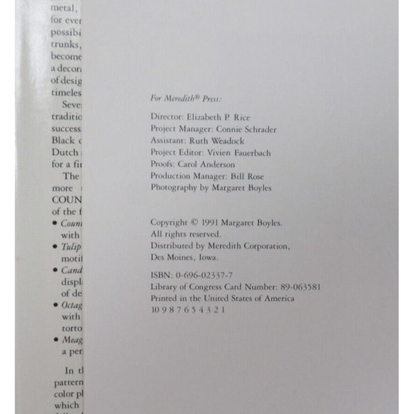 Country Style Stenciling Margaret Boyles Meredith Press ©1991 Folk Art Decor - Picture 6 of 11